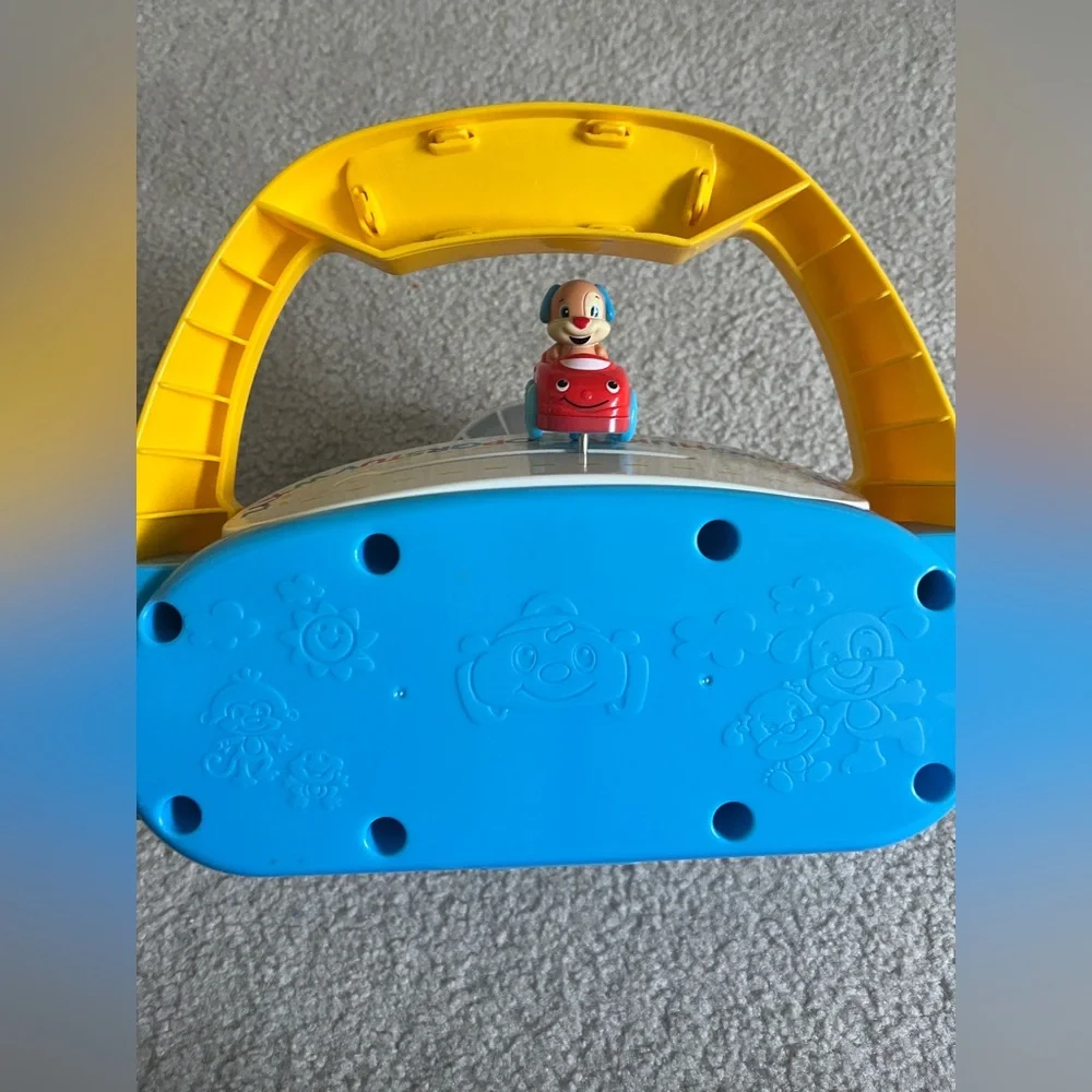 Fisher-Price Colorful Steering Wheel Toy - Blue, Yellow, Red